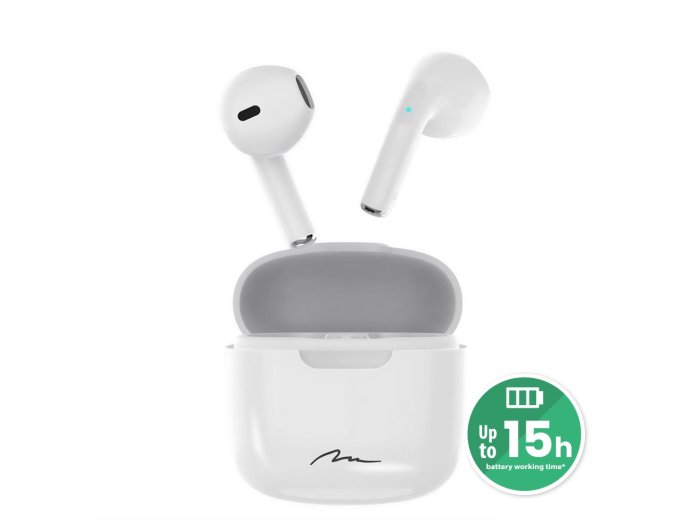 Słuchawki Media tech MT3589W (douszne; Bluetooth; z wbudowanym mikrofonem; kolor czarny