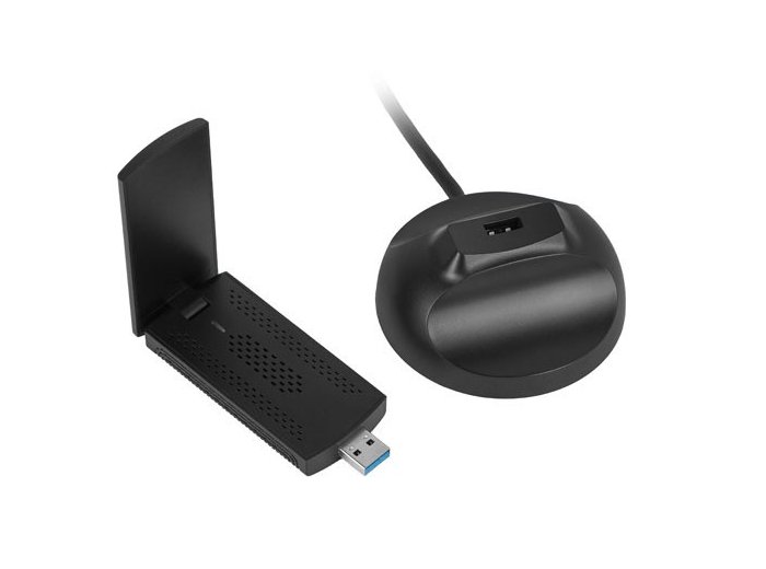 Karta sieciowa bezprzewodowa WIFI NC-3000-WI USB 3.0 AX3000 TRI-BAND 2 wewnętrzne anteny