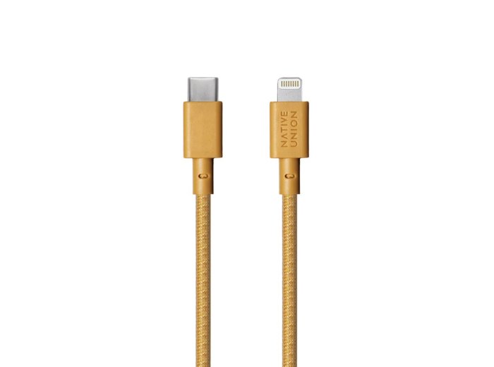 Native Union Night Cable - kabel USB-C - lightning, 3 m (kraft)