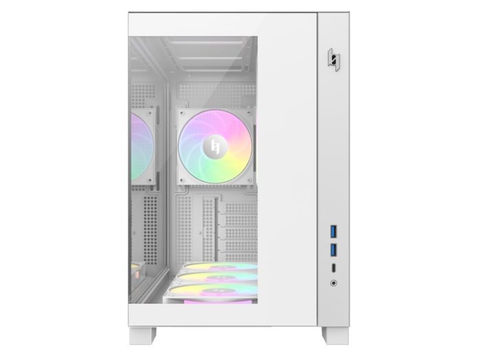 GameMax NEX C33 WH zabezpieczenia & uchwyty komputerów Biały