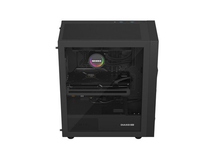 Obudowa Genesis Diaxid 605F MIDI TOWER USB-C Czarna