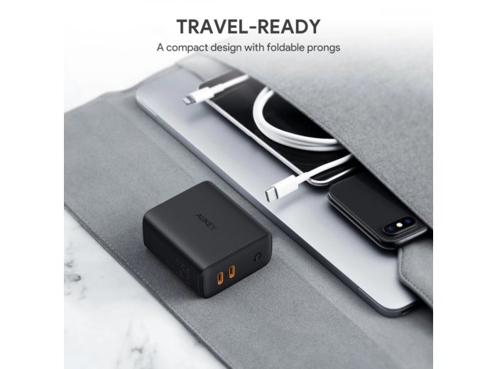 PA-D2 ładowarka sieciowa 2xUSB C PD Power Delivery 3.0 36W 6A Dynamic Detect