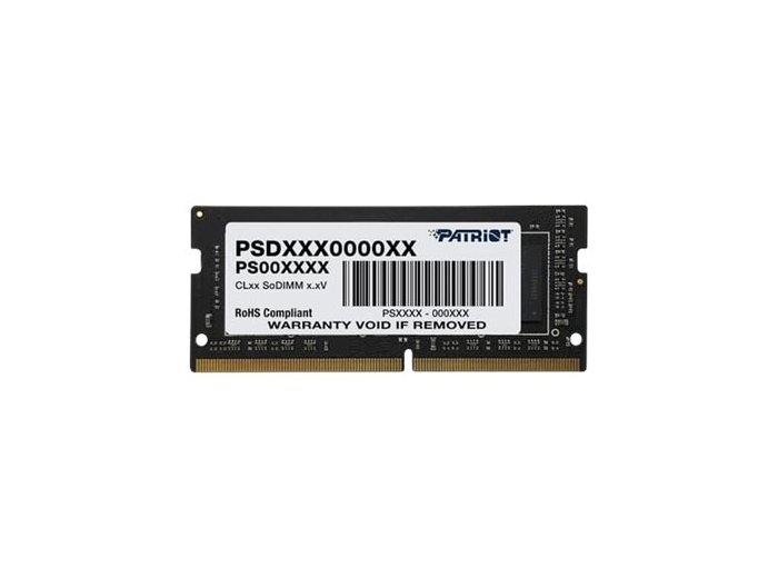 Pamięć RAM Patriot Memory Signature PSD416G26662S (DDR4 SO-DIMM; 1 x 16 GB; 2666 MHz; CL19)