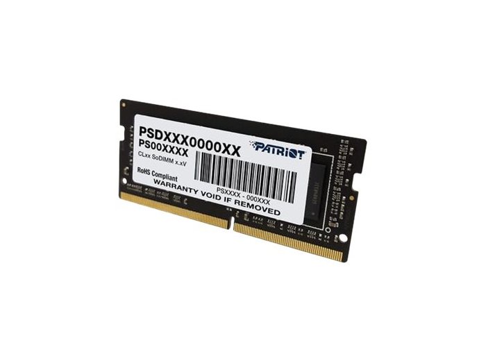 Pamięć RAM Patriot Memory Signature PSD416G26662S (DDR4 SO-DIMM; 1 x 16 GB; 2666 MHz; CL19)