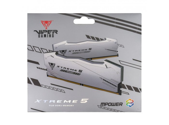 Patriot Memory Viper Xtreme 5 RGB moduł pamięci 32 GB 2 x 16 GB DDR5 6400 MT/s 288-pin DIMM Korekcja ECC