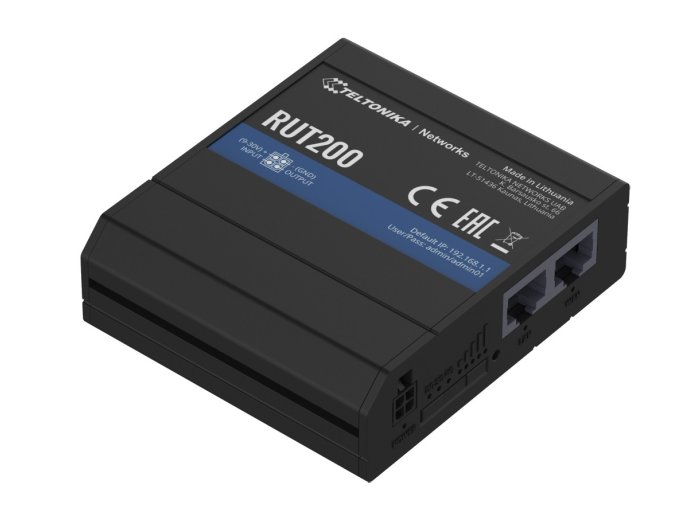 Router 4G/LTE RUT200 (Cat 4), 3G, 2G, WIFI, Ethernet