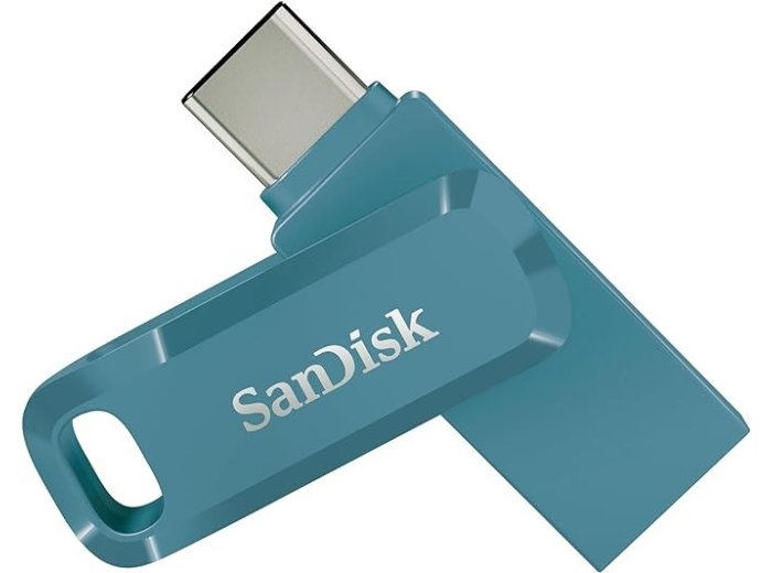 SanDisk Ultra Dual Drive Go USB 256GB pamięć USB USB Type-A / USB Type-C 3.2 Gen 1 (3.1 Gen 1) Niebieski