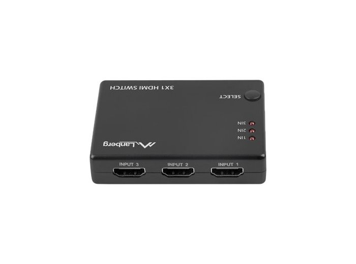 LANBERG SWITCH VIDEO 3X HDMI + PORT MICRO USB SWV-HDMI-0003