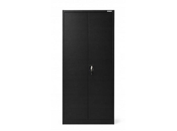 Iron Mate Szafa Gospodarcza Metalowa SATURN 185x90x45 Czarna RAL9005