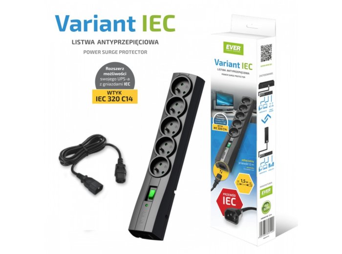 Listwa VARIANT IEC 1.5m