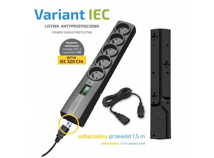 Listwa VARIANT IEC 1.5m