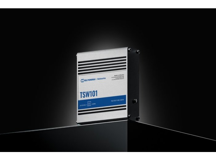 Teltonika TSW101 Gigabit Ethernet (10/100/1000) Obsługa PoE Metaliczny