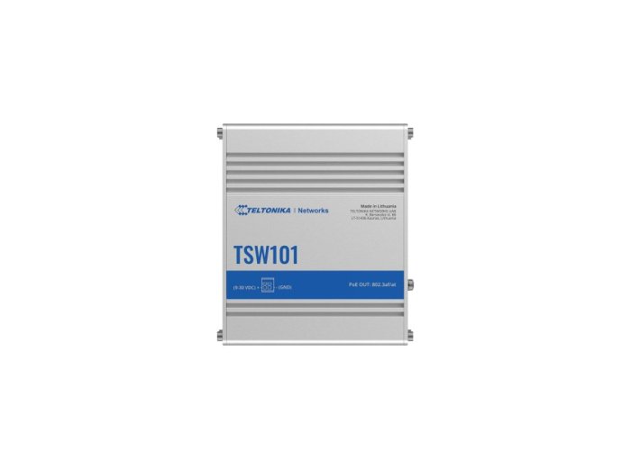 Teltonika TSW101 Gigabit Ethernet (10/100/1000) Obsługa PoE Metaliczny
