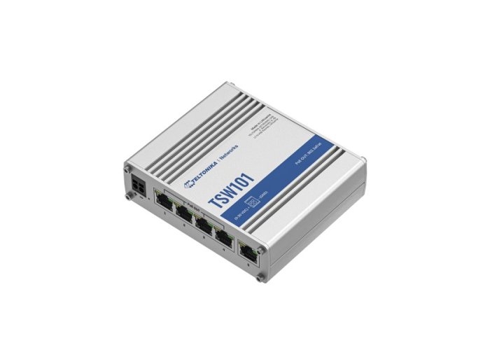 Teltonika TSW101 Gigabit Ethernet (10/100/1000) Obsługa PoE Metaliczny