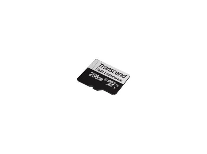 SD microSD Card 256GB Transcend SDXC USD350V w/adapter