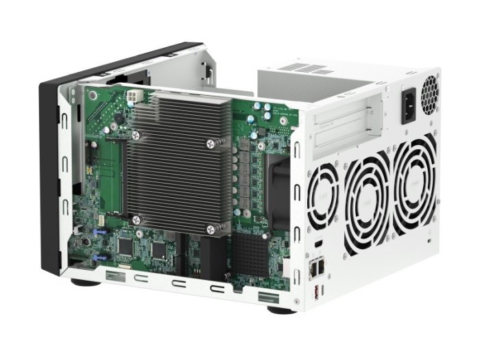 Qnap TVS-h674-i5-32G, Tower, 6 x 2.5"/3.5" SATA, Intel Core i5-12400 6C/12T, 32GB DDR4 SODIMM (Max. 128GB), 2 x 2.5GbE, Single PSU, 250W