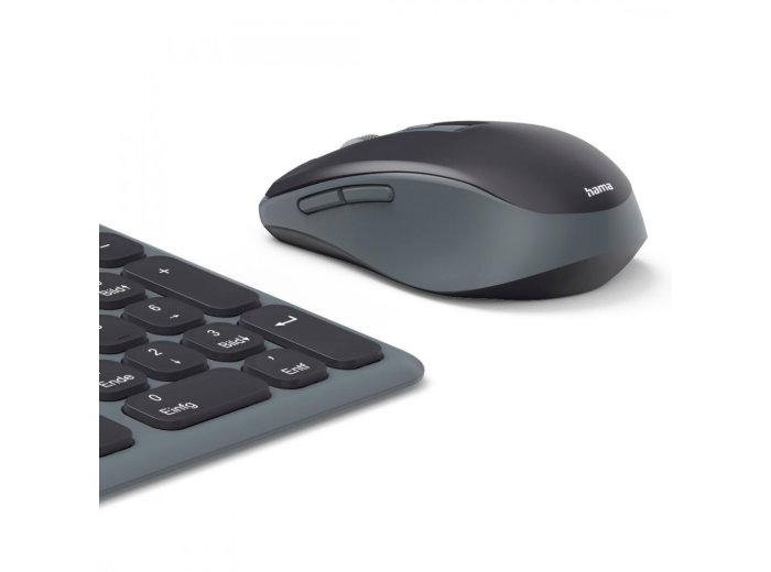Zestaw klawiatura i mysz WKM-550 Czarno-szara