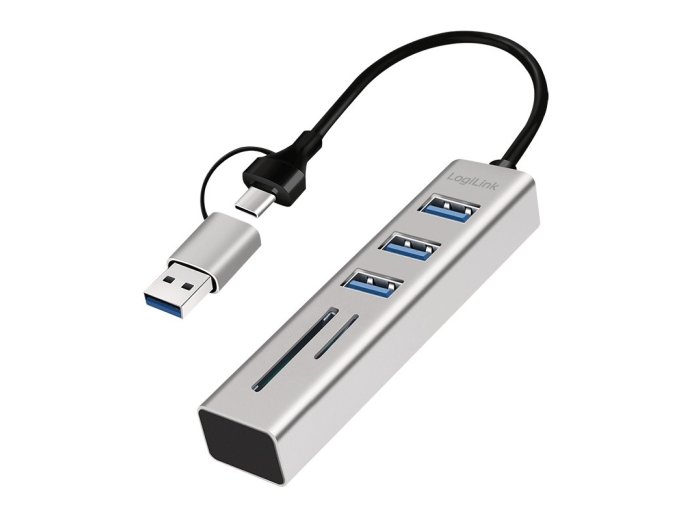 Hub 3xUSB3.0 z czytnikiem kart pamięci
