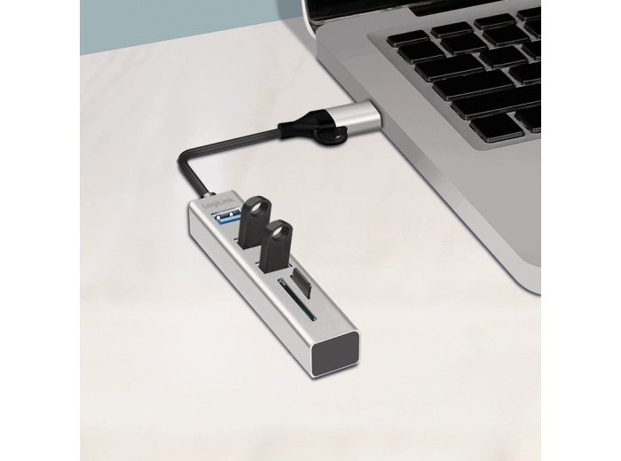 Hub 3xUSB3.0 z czytnikiem kart pamięci