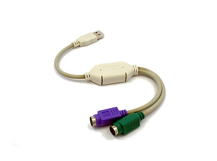 Adapter USB->2xPS2 (klawiatura+mysz) UAPS12