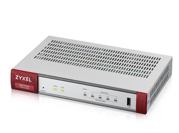 Firewall USG FLEX 50 H, 5 Gigabit user-definable ports, 1*USB with  YR Entry Defense Pack