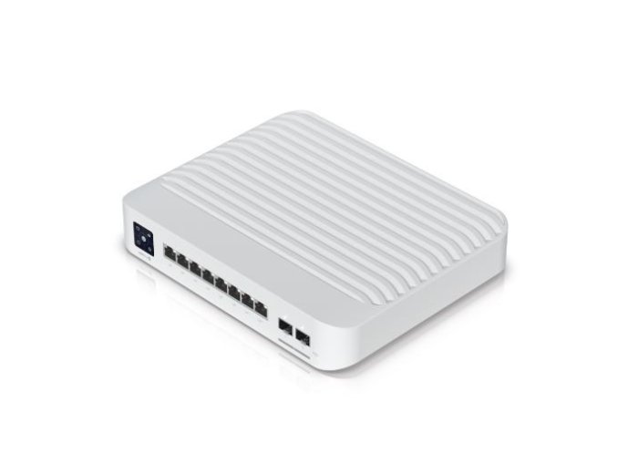 Przełącznik UniFi  8 PoE USW-PRO-8-POE, 6 portów 1 GbE PoE+,              2 porty 1 GbE PoE++, 2 porty 10G SFP+, 120W