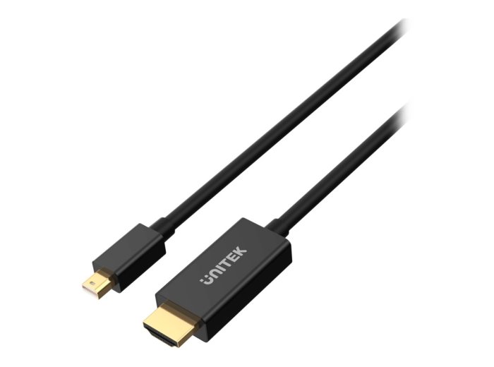 UNITEK ADAPTER MINIDP - HDMI, 4K@30HZ, KABEL 2M