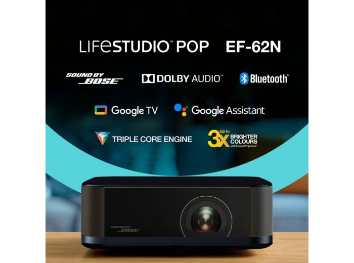 Projektor EF-62N x4K PRO-UHD/700L/5m:1/1.6kg niebieski