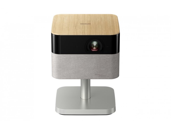 Projektor mini laser EF-72 dąb z podstawą 4K PRO-UHD/1000L/5m:1