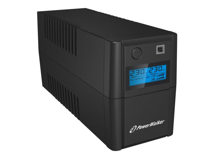 PowerWalker VI 650 SHL FR Technologia line-interactive 0,65 kVA 360 W 2 x gniazdo sieciowe