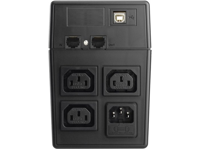 UPS POWER WALKER LINE-INTERACTIVE 800VA 3X IEC 230V,PURE SINE    WAVE,RJ11/45 IN/OUT,USB,LCD (Pełna sinusoida)