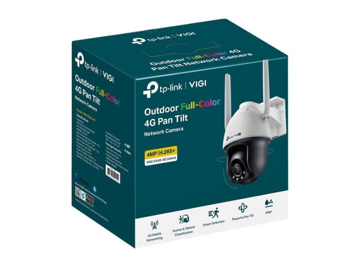 Kamera VIGI C540-4G(4mm) 4MP 4G LTE Full-Color Pan/Tilt
