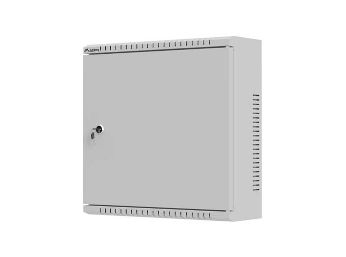 Szafa instalacyjna TPR 10 cali z płytą MESH 400x400x140mm szara (złożona)