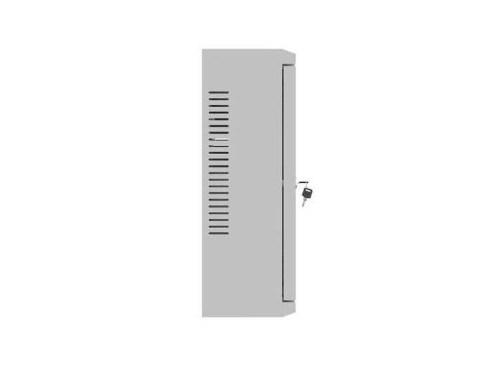 Szafa instalacyjna TPR 10 cali z płytą MESH 400x400x140mm szara (złożona)