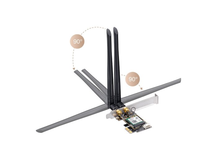 Karta sieciowa WE3000 WiFi AX5400 PCI-E
