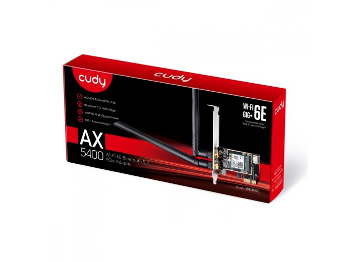 Karta sieciowa WE3000 WiFi AX5400 PCI-E