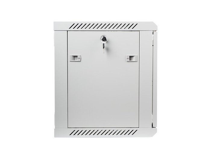 Szafa instalacyjna wisząca 19 cali 9U 600X450mm szara (drzwi szklane)