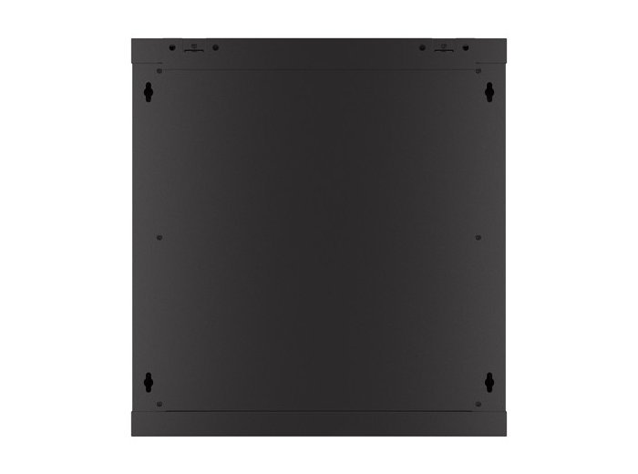 Szafa wisząca 19 cali 12U 600x450 drzwi perforowane (flat pack) czarna