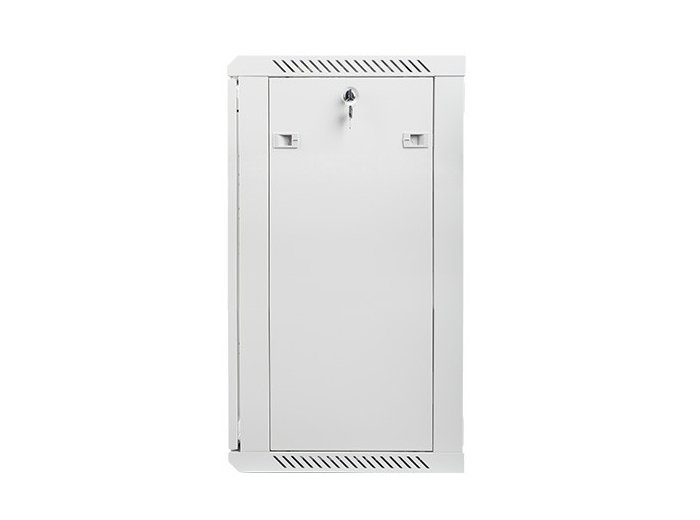 Szafa instalacyjna wisząca 19 cali 18U 600X450mm szara (drzwi szklane)