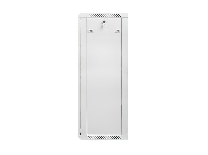 Szafa instalacyjna wisząca 19 cali 27U 600X450mm szara (drzwi szklane)
