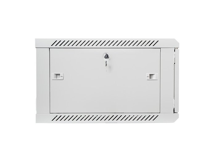 Szafa instalacyjna wisząca 19 cali 6U 600X600mm (drzwi szklane) szara