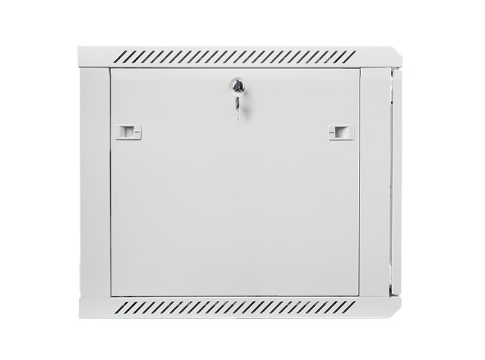 Szafa instalacyjna wisząca 19 cali 9U 600X600mm szara (drzwi szklane)