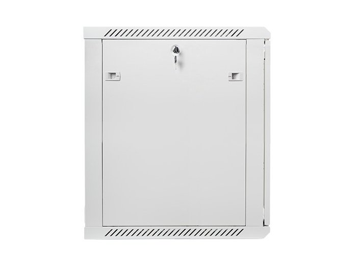Szafa instalacyjna wisząca 19 cali 15U 600X600mm szara (drzwi szklane)