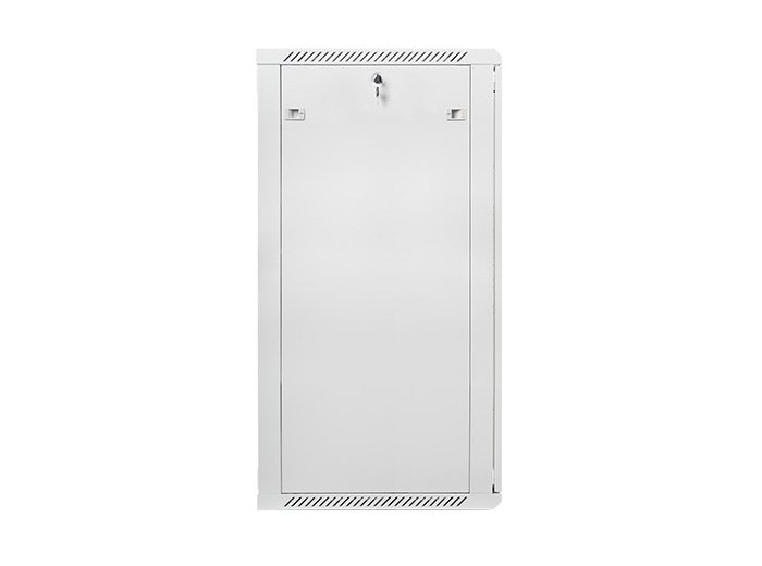 Szafa instalacyjna wisząca 19 cali 27U 600X600mm szara (drzwi szklane)