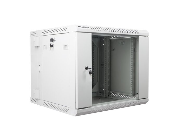 Szafa instalacyjna wisząca dwusekcyjna 19 9U 600X600mm szara