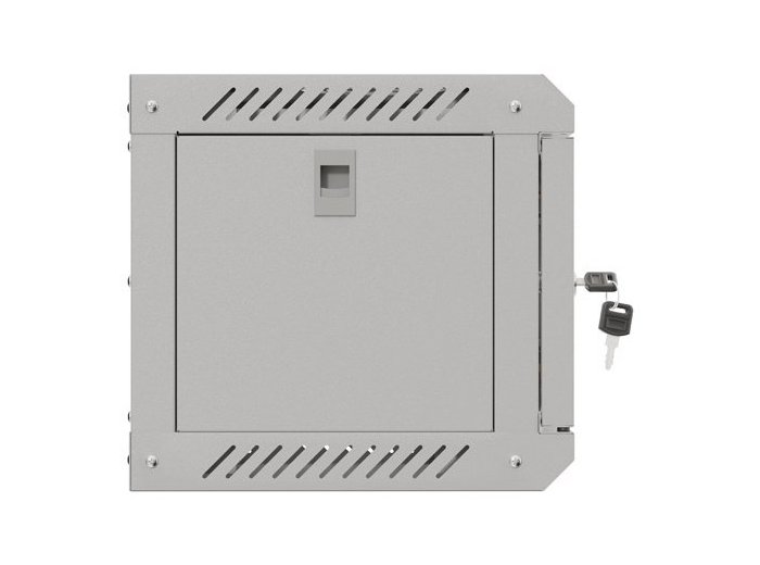 LANBERG SZAFA INSTALACYJNA RACK WISZĄCA 10" 4U 300X300 SZARA DRZWI PRZESZKLONE (FLAT PACK)