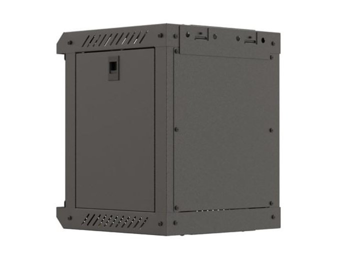Szafa instalacyjna rack wisząca 10 cali 6U 300x300 czarna