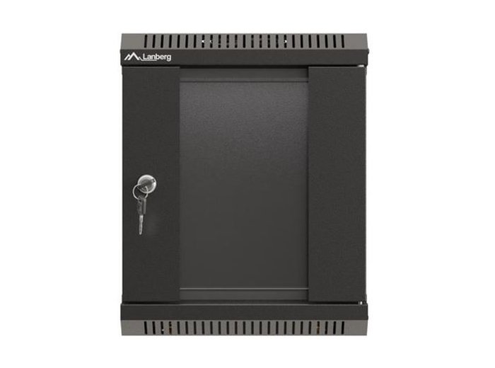 Szafa instalacyjna rack wisząca 10 cali 6U 300x300 czarna