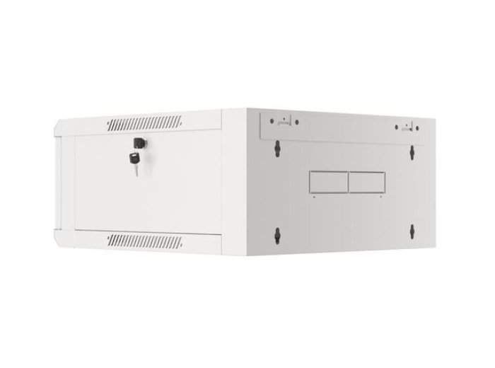 Szafa instalacyjna RACK wisząca 19 cali 4U 600 szara WFFA-5604-10S