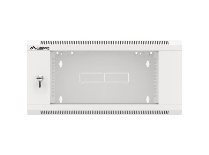 Szafa instalacyjna RACK wisząca 19 cali 4U 600 szara WFFA-5604-10S